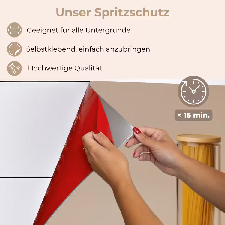 Spaghetti - Melk - Tomaten - Eieren - Brood keuken achterwand spatscherm klein -spatscherm_DE