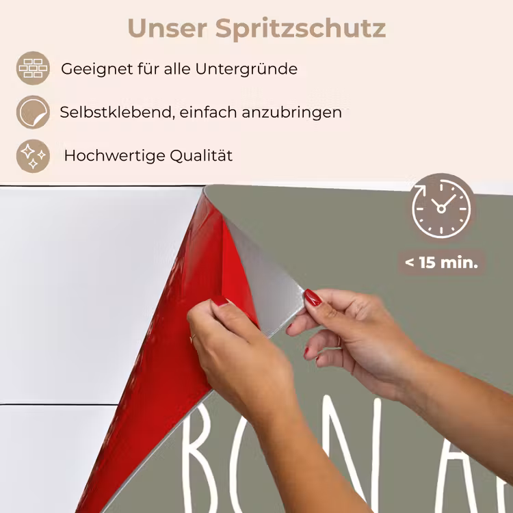 Spreuken - Bon appétit - Quotes - Eet smakelijk - Eten keuken achterwand spatscherm klein -spatscherm_DE