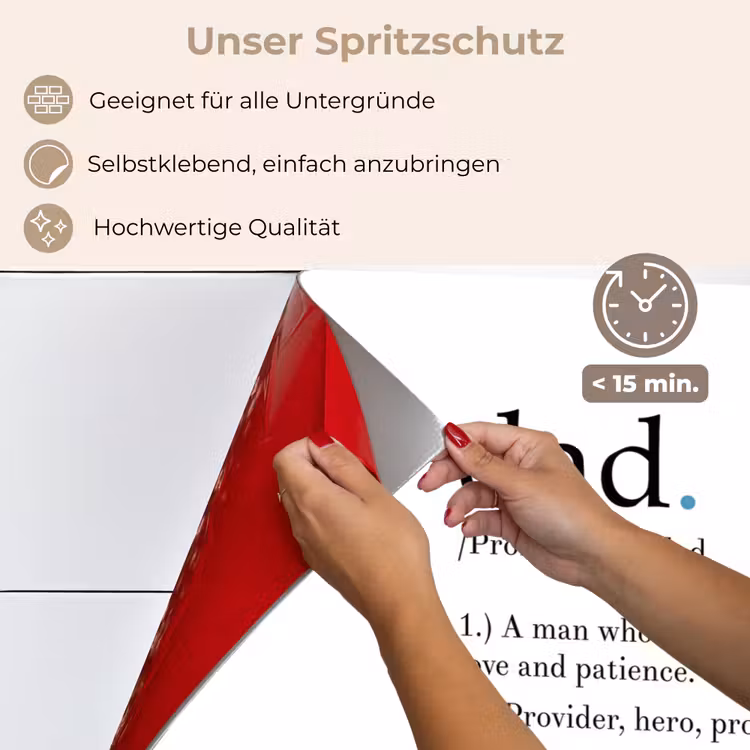 Spreuken - Papa definitie - Quotes - Dad keuken achterwand spatscherm klein -spatscherm_DE