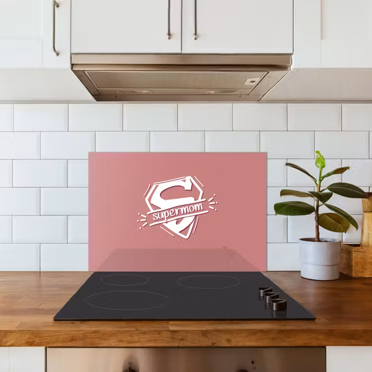 Spreuken - Supermom - Moeder - Quotes keuken achterwand spatscherm klein -sfeer2