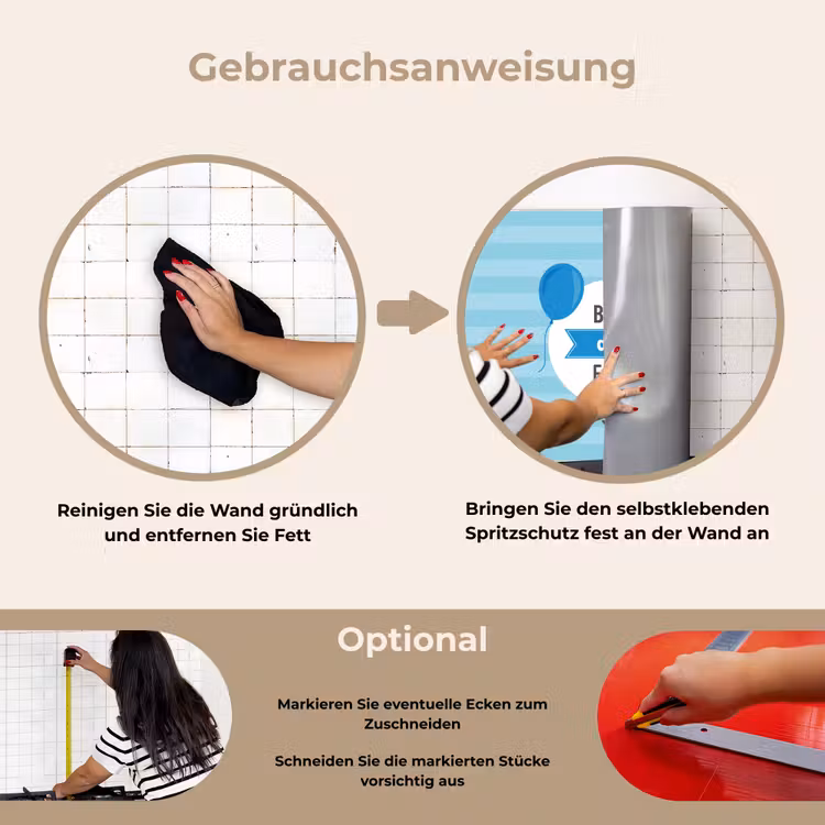 Spreuken - Quotes - Best dad ever - Vader keuken achterwand spatscherm klein -gebruiksaanwijzing_DE