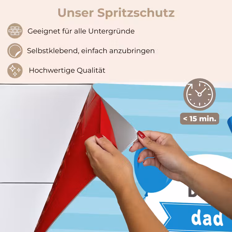 Spreuken - Quotes - Best dad ever - Vader keuken achterwand spatscherm klein -spatscherm_DE
