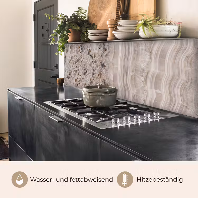Steen - Textuur - Abstract - Beige - Wit keuken achterwand 2 middel -usp_DE