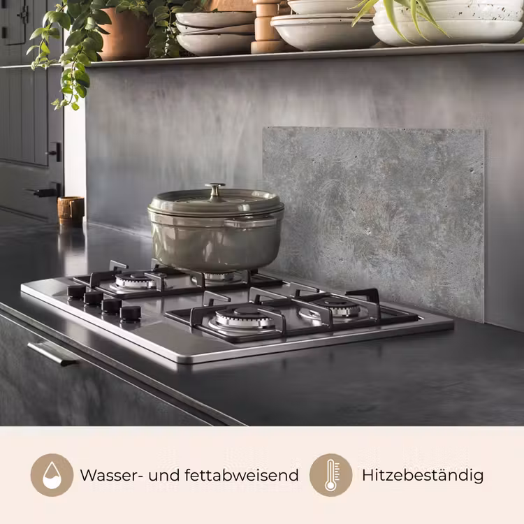 Stenen - Beton - Patronen keuken achterwand spatscherm klein 900 -usp_DE