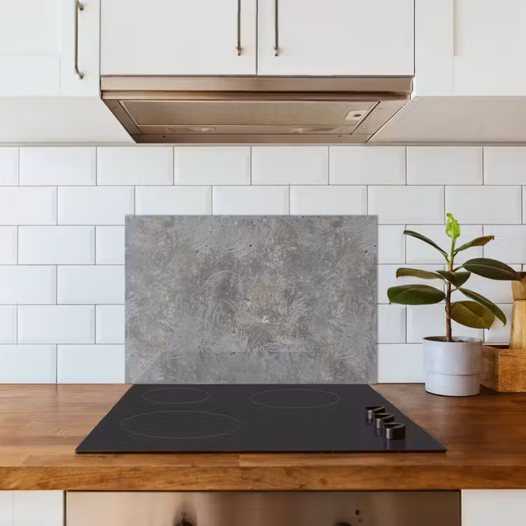 Stenen - Beton - Patronen keuken achterwand spatscherm klein 900 -sfeer2