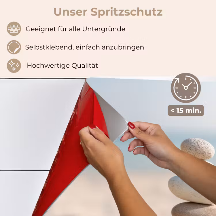 Stenen - Stapel - Zand - Zee keuken achterwand spatscherm klein -spatscherm_DE