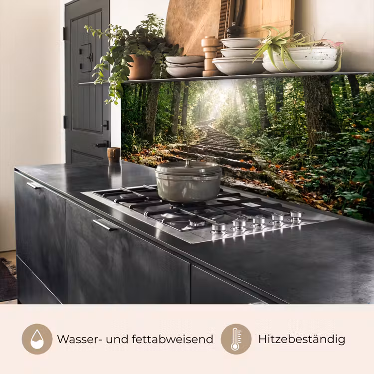 Stenen - Trap - Bos - Natuur keuken achterwand 2 middel -usp_DE