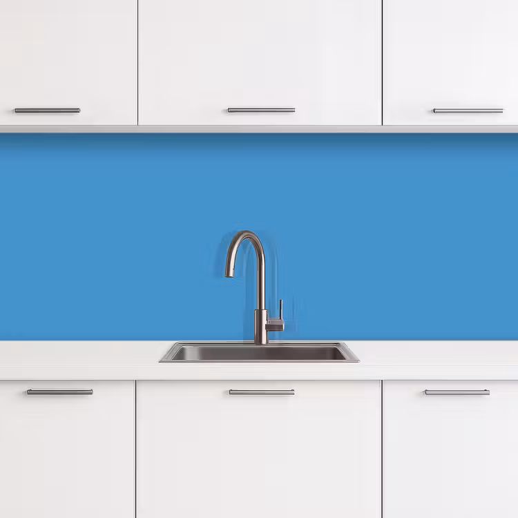 Steel - Blue - Blauw keuken achterwand 2 middel 871 -3d