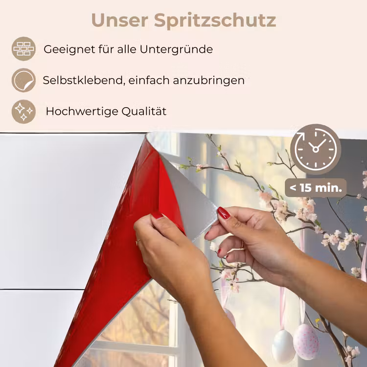 Stilleven - Vaas - Paastak keuken achterwand spatscherm klein -spatscherm_DE