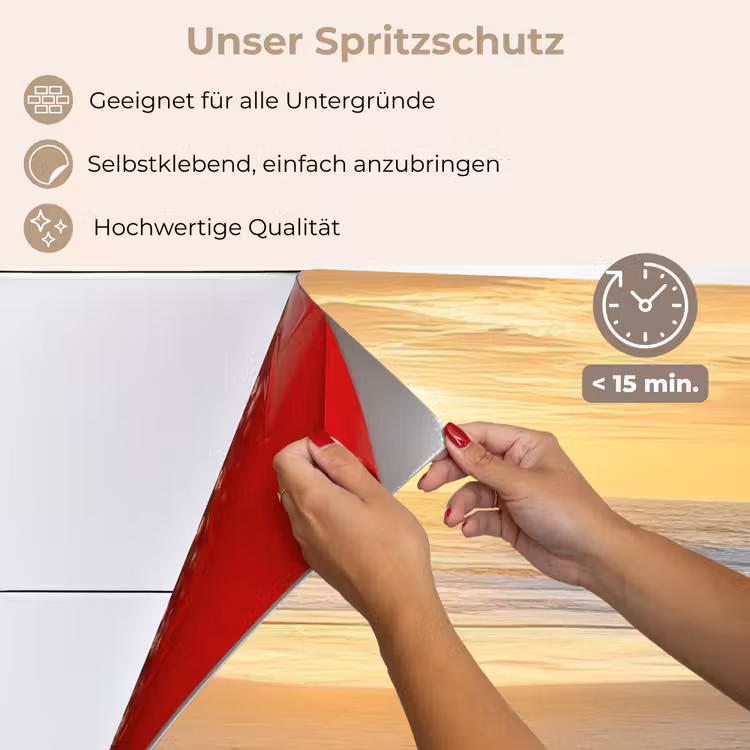 Strand - Duinen - Zonsondergang keuken achterwand spatscherm klein -spatscherm_DE