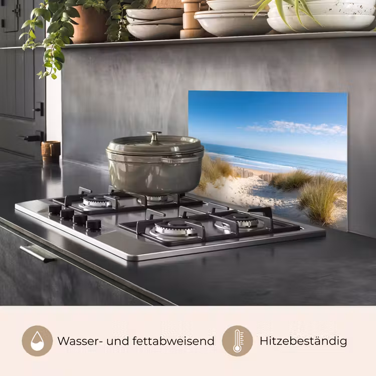 Strand - Zee - Duin - Zand - Zomer keuken achterwand spatscherm klein -usp_DE