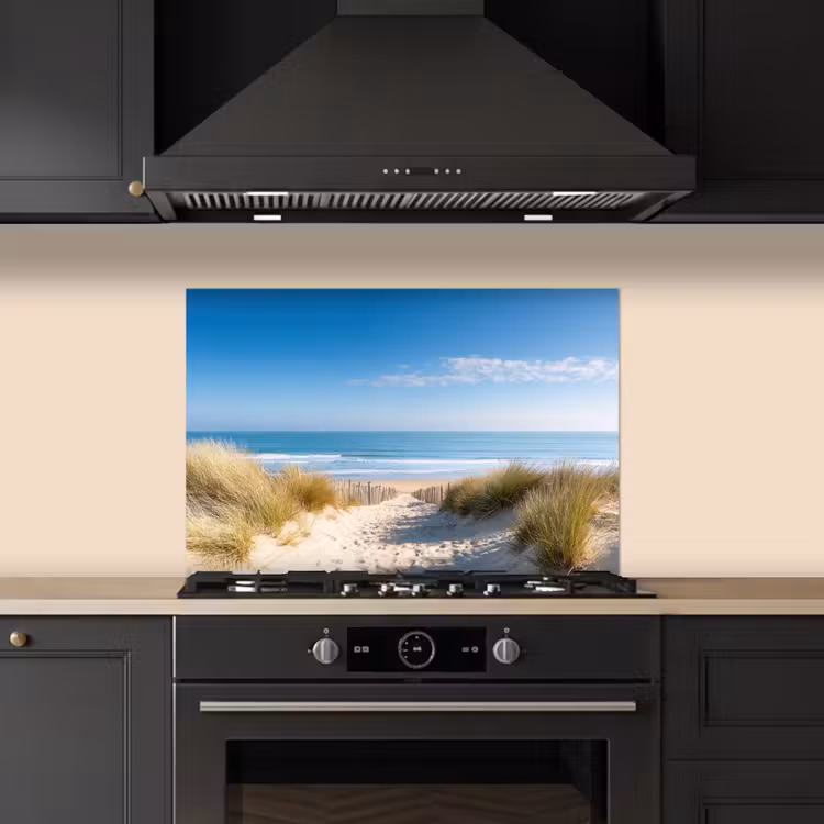 Strand - Zee - Duin - Zand - Zomer keuken achterwand spatscherm klein -sfeer1