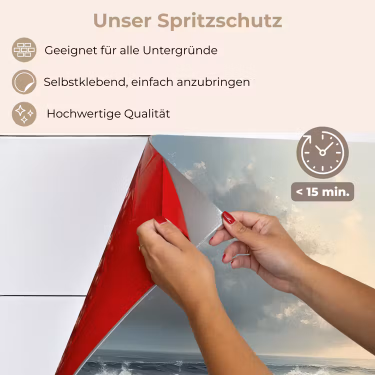 Strand - Zee - Zonsondergang keuken achterwand spatscherm klein -spatscherm_DE