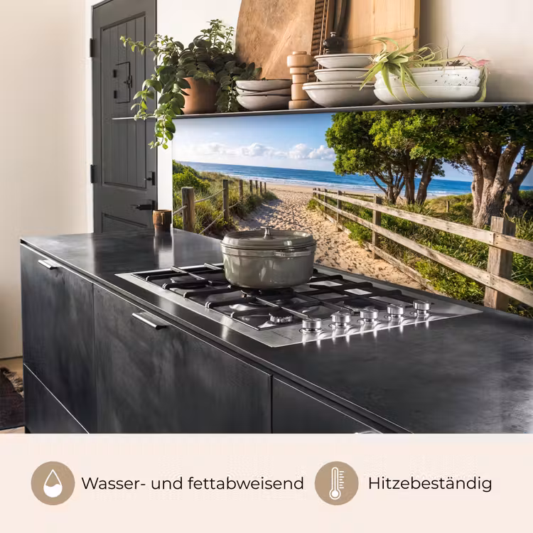 Strand - Zandpad - Oceaan - Natuur keuken achterwand 2 middel -usp_DE