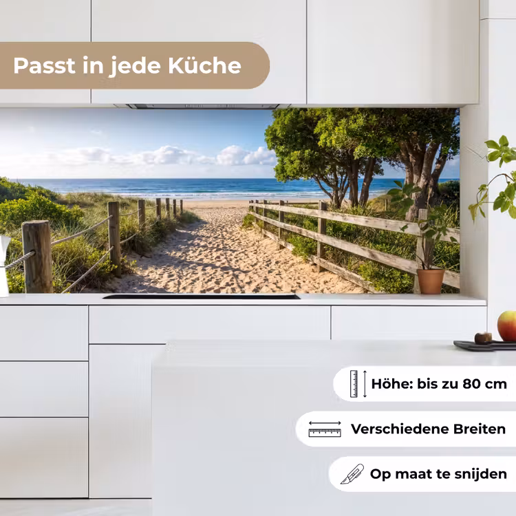 Strand - Zandpad - Oceaan - Natuur keuken achterwand 2 middel -sfeer4_DE