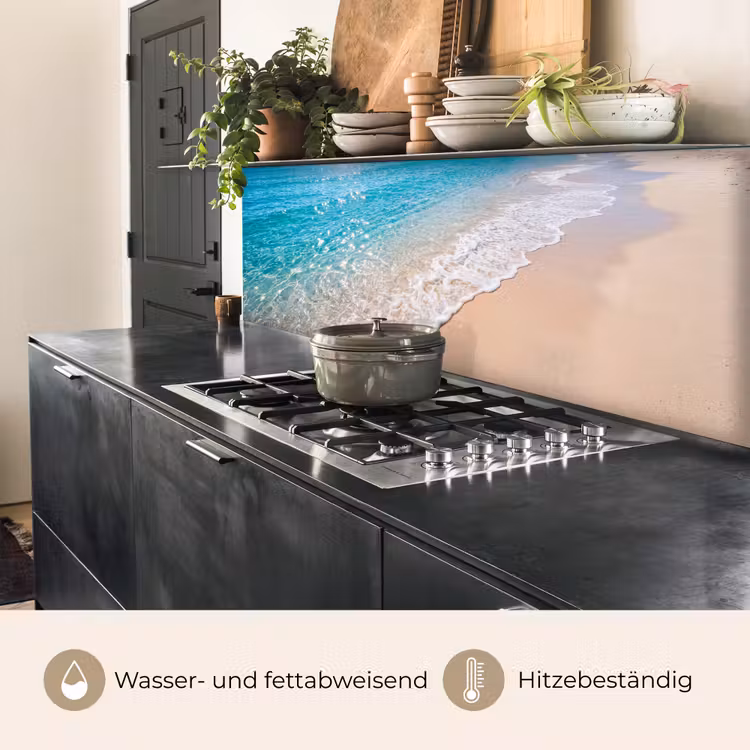 Strand - Water - Natuur - Blauw - Beige keuken achterwand 2 middel -usp_DE