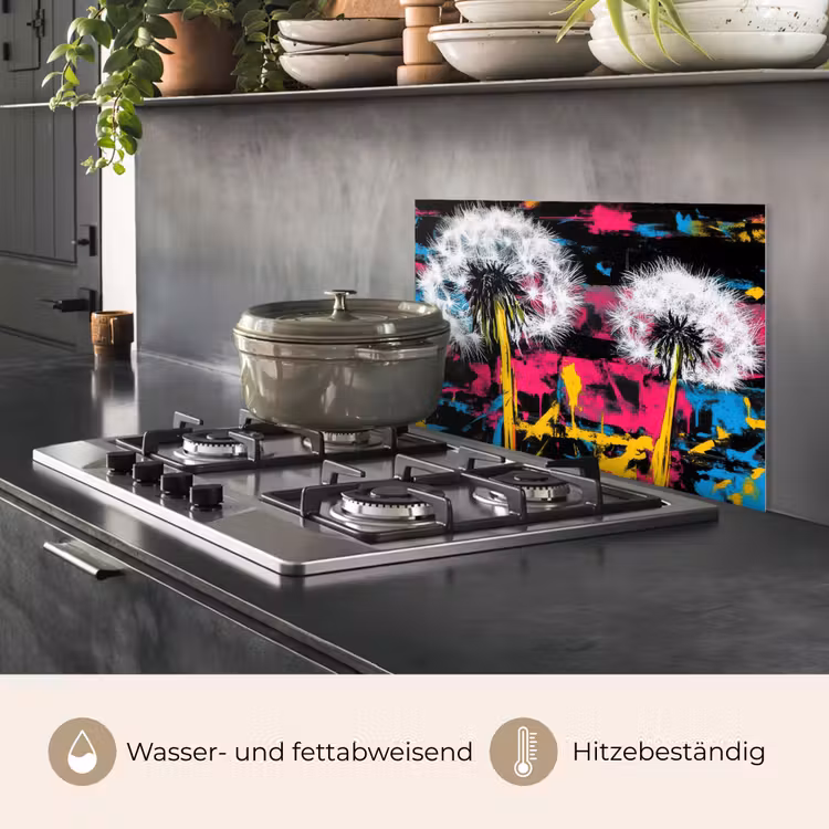 Street Art - Kleurrijk - Muur keuken achterwand spatscherm klein -usp_DE