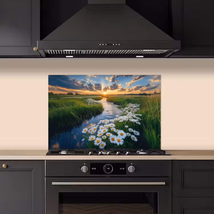 Beekje - Landschap - Margriet keuken achterwand spatscherm klein -sfeer1