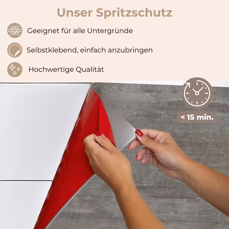 Structuur - Beton - Steen - Patronen keuken achterwand spatscherm klein 900 -spatscherm_DE
