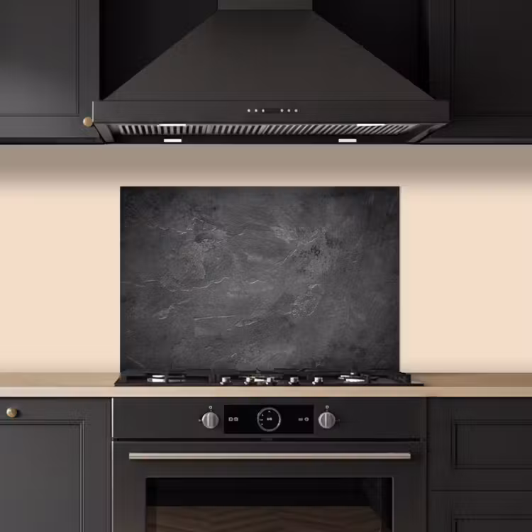 Structuur - Cement - Beton - Grijs - Vintage keuken achterwand spatscherm klein -sfeer1