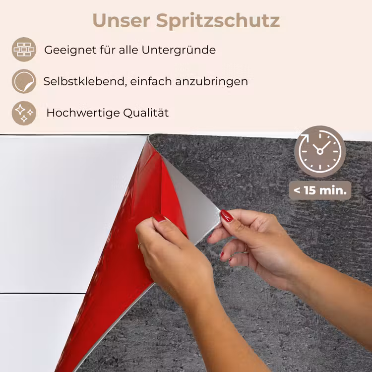 Structuur - Beton - Grijs - Industrieel - Rustiek keuken achterwand spatscherm klein -spatscherm_DE