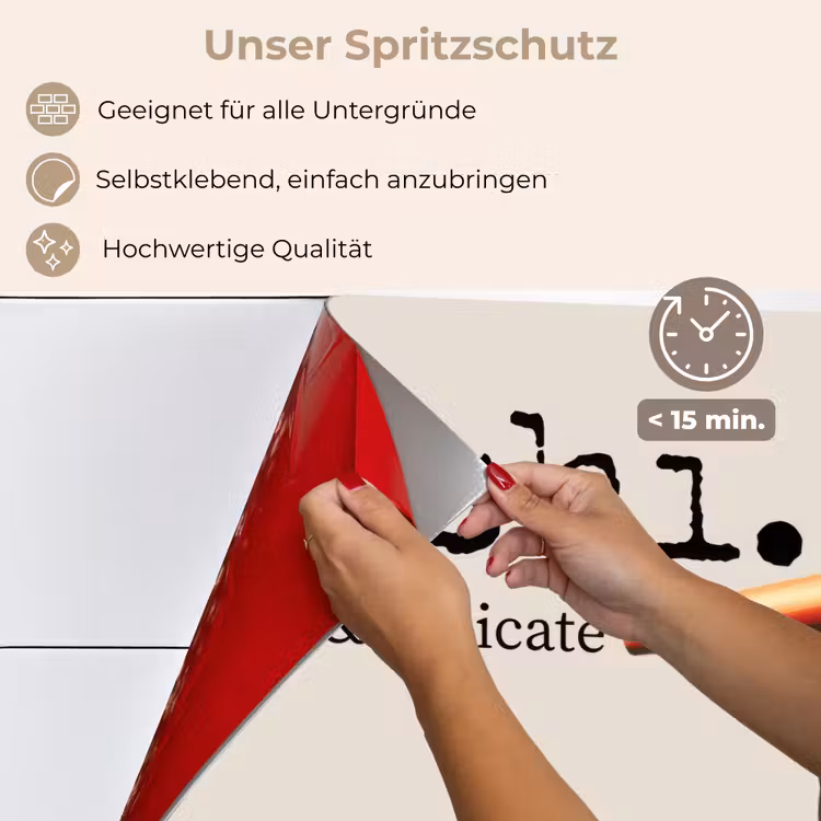 Sushi - Zalm - Rijst - Japans keuken achterwand spatscherm klein -spatscherm_DE