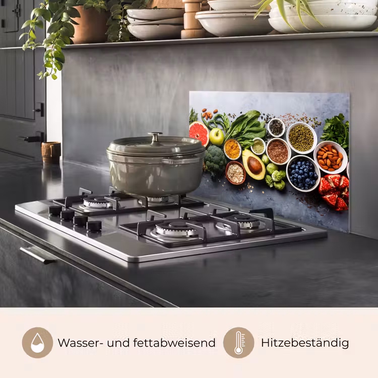 Symfonie van Superfoods keuken achterwand spatscherm klein -usp_DE