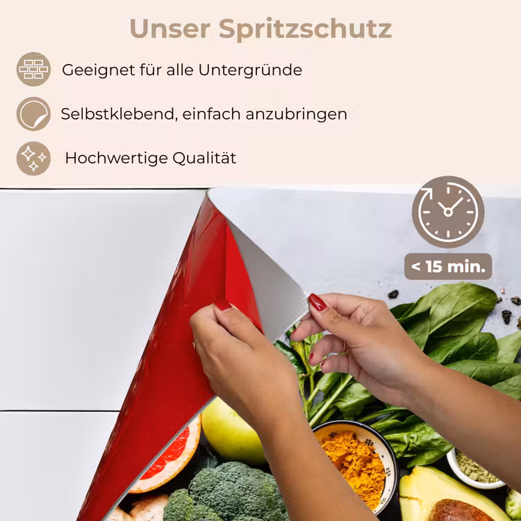 Symfonie van Superfoods keuken achterwand spatscherm klein -spatscherm_DE