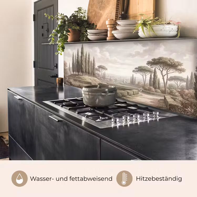 Vallei - Tuin - Natuur - Groen keuken achterwand 2 middel -usp_DE