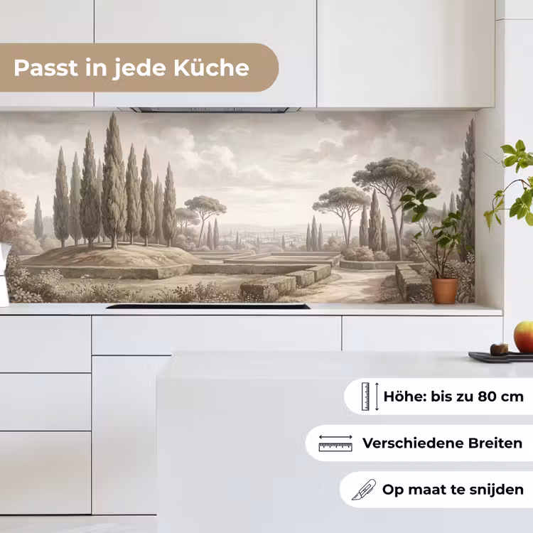 Vallei - Tuin - Natuur - Groen keuken achterwand 2 middel -sfeer4_DE