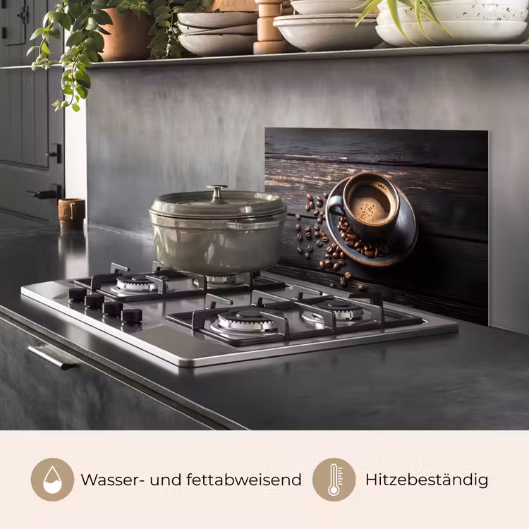 Kop - Koffie - Hout - Bonen keuken achterwand spatscherm klein -usp_DE