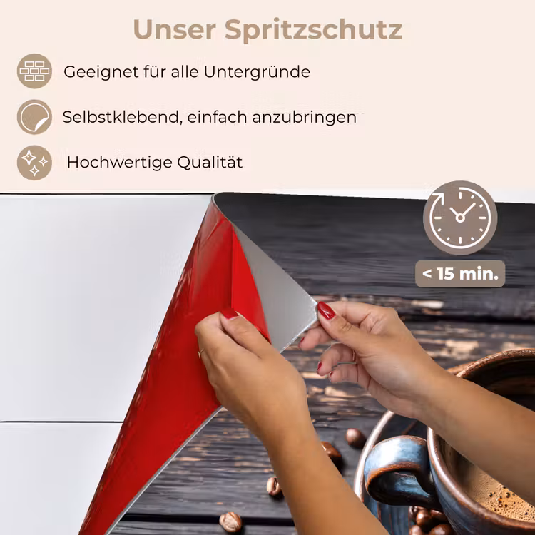 Kop - Koffie - Hout - Bonen keuken achterwand spatscherm klein -spatscherm_DE