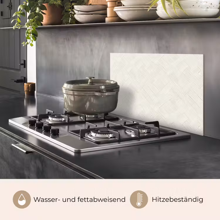 Textuur - Abstract - Beige keuken achterwand spatscherm klein 900 -usp_DE