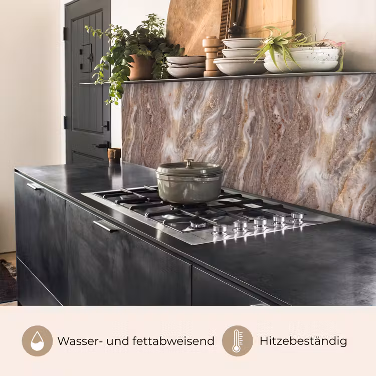 Textuur - Steen - Abstract - Beige keuken achterwand 2 middel -usp_DE