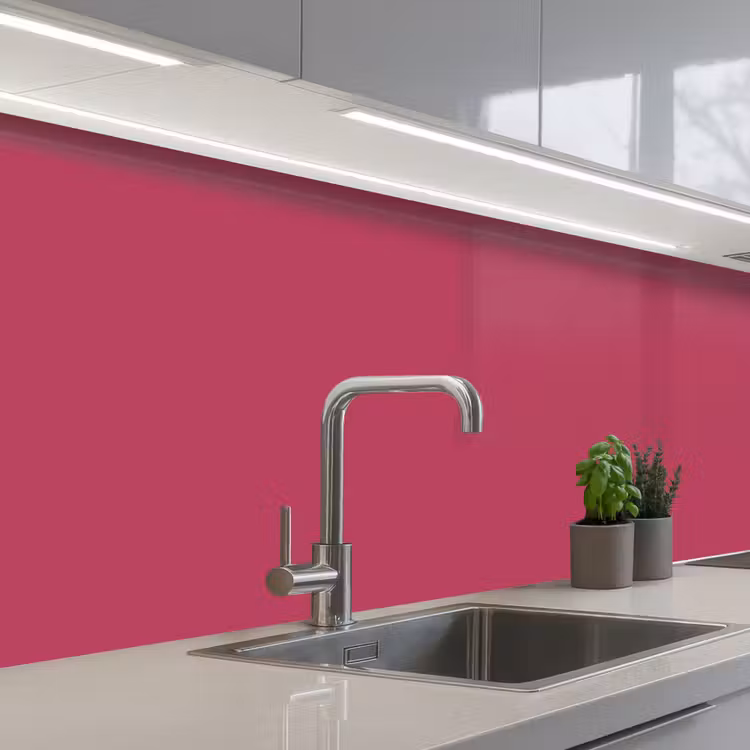 Deep - Berry - Rood keuken achterwand 2 middel 871 -3d_schuin