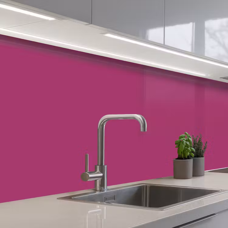 Deep - Magenta - Paars keuken achterwand 2 middel 871 -3d_schuin