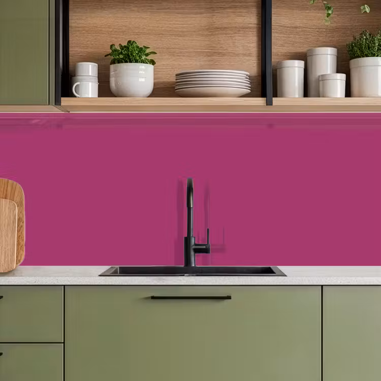 Deep - Magenta - Paars keuken achterwand 2 middel 871 -sfeer3