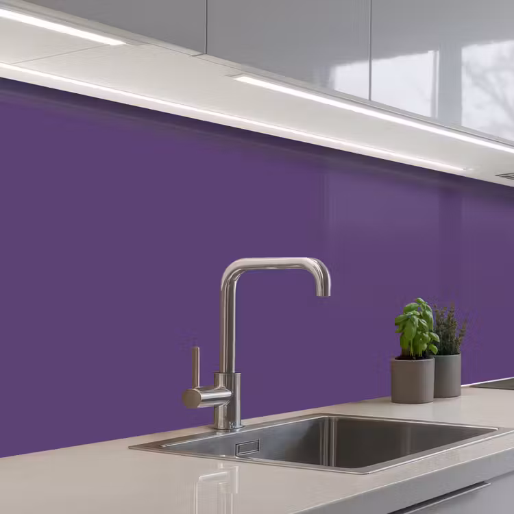 Deep - Plum - Paars keuken achterwand 2 middel 871 -3d_schuin