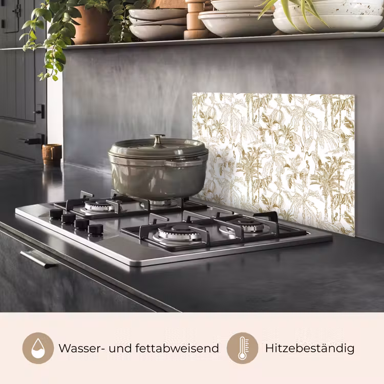 Tijger - Oerwoud - Beige keuken achterwand spatscherm klein 900 -usp_DE