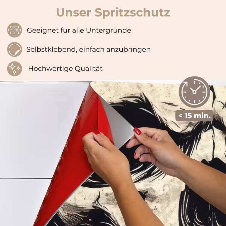 Schedel - Kettingen - Rood keuken achterwand spatscherm klein -spatscherm_DE