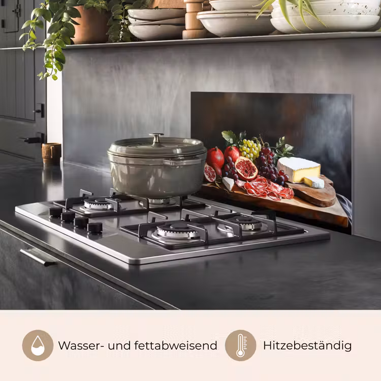 Borrelplank - Stilleven - Vintage keuken achterwand spatscherm klein -usp_DE