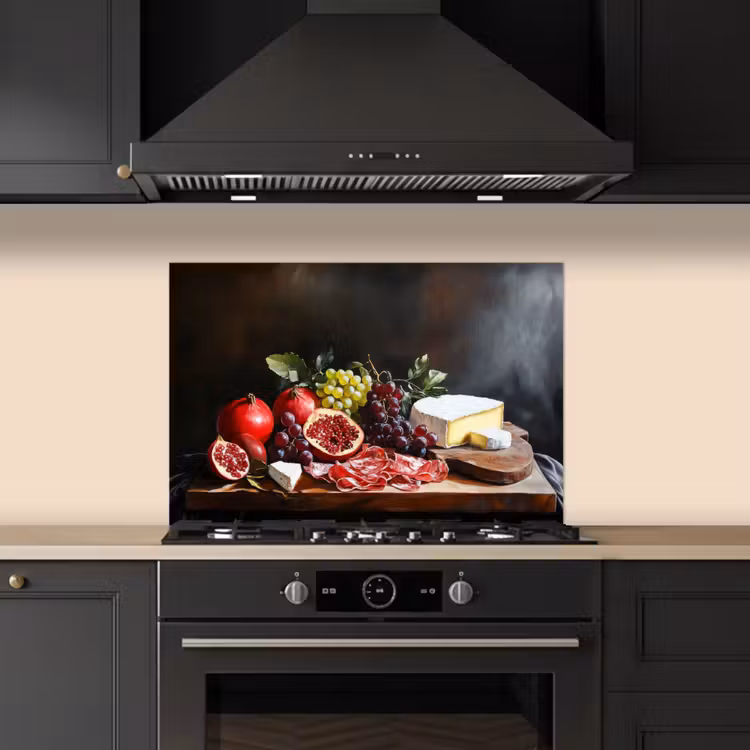 Borrelplank - Stilleven - Vintage keuken achterwand spatscherm klein -sfeer1