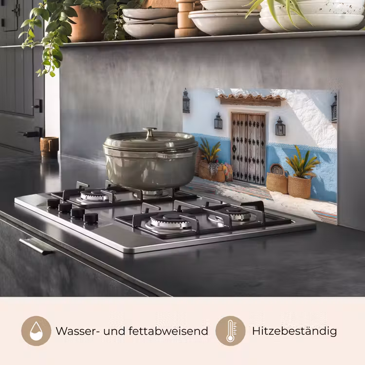 Deur - Manden - Planten keuken achterwand spatscherm klein -usp_DE