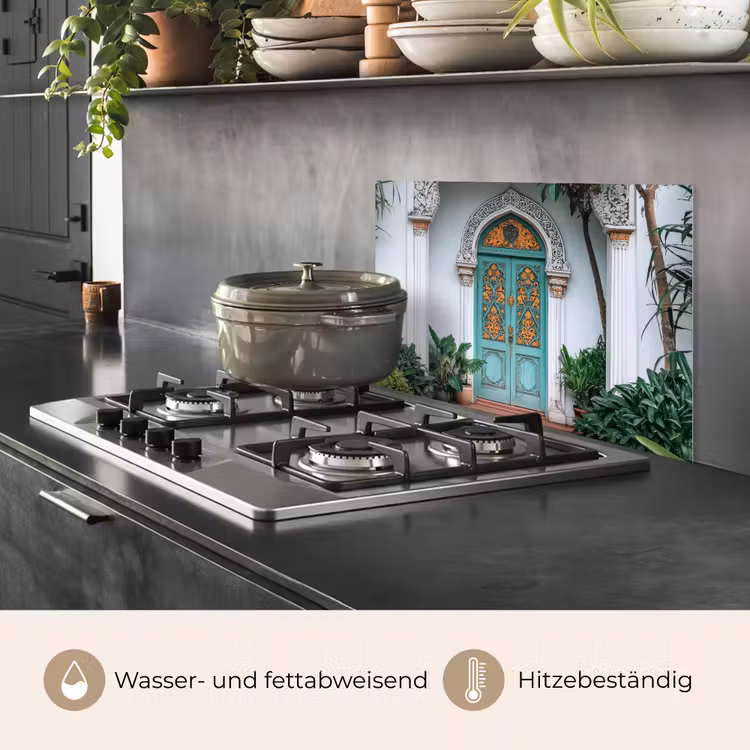 Deur - Patronen - Planten keuken achterwand spatscherm klein -usp_DE