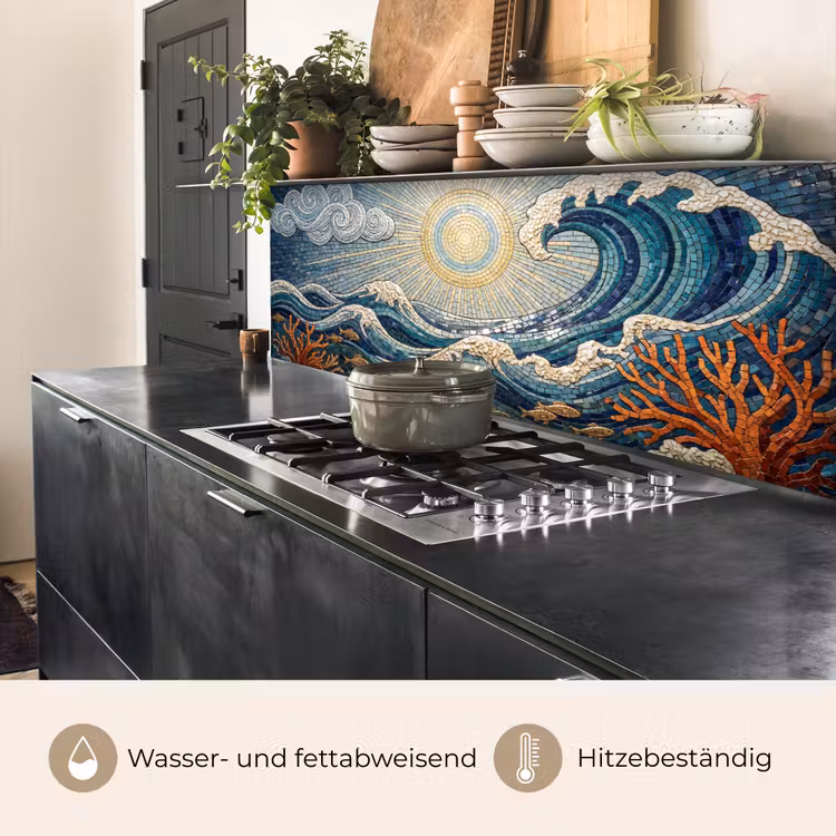 Onderwater - Koraal - Vis - Natuur - Kunst keuken achterwand 2 middel -usp_DE