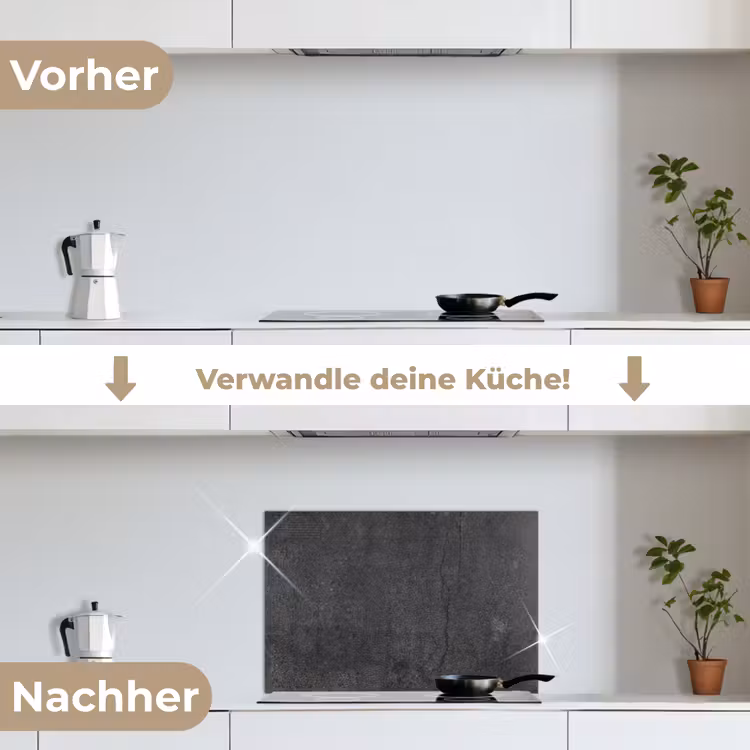 Getekend door de Tijd keuken achterwand spatscherm klein -voor_na_DE
