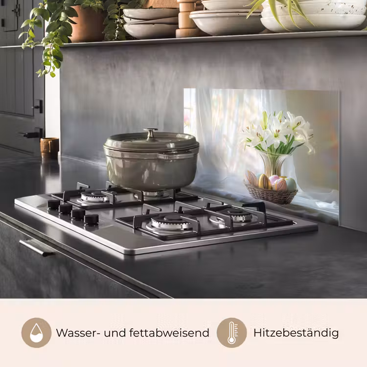 Vaas - Eieren - Bloemen keuken achterwand spatscherm klein -usp_DE