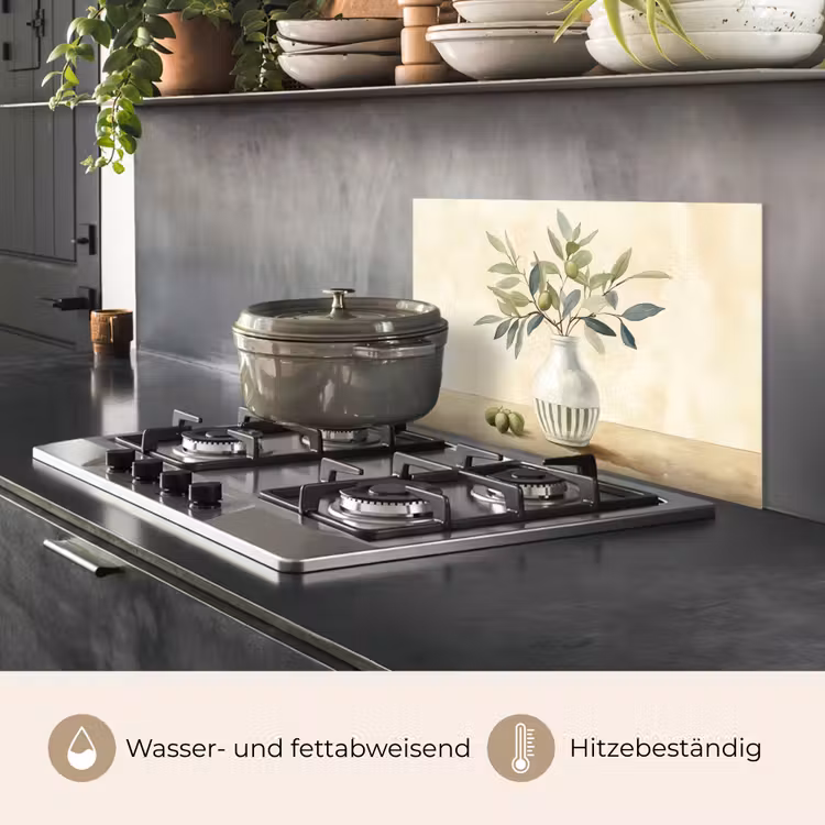 Vaas - Keramiek - Olijftakken keuken achterwand spatscherm klein -usp_DE