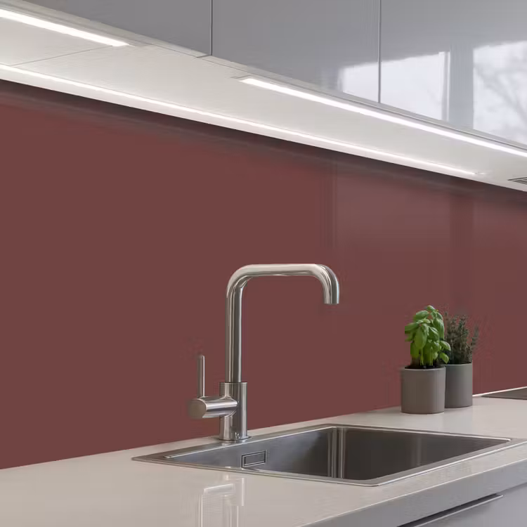 Velvet - Merlot - Rood keuken achterwand 2 middel 871 -3d_schuin
