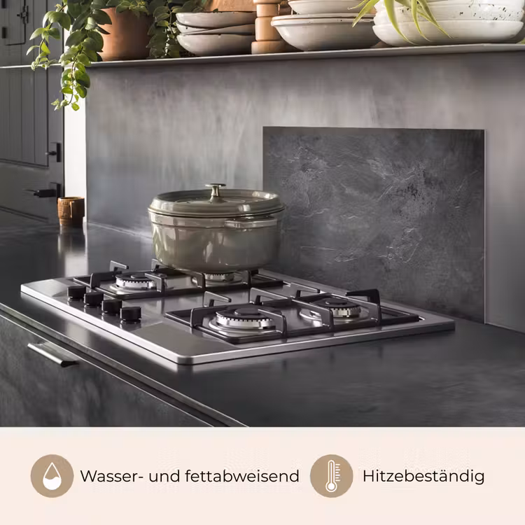 Vergeten Betonnen Canvas keuken achterwand spatscherm klein -usp_DE